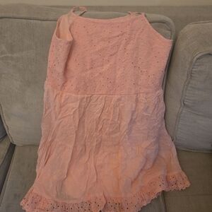 art class Coral Eyelet Tiered Sundress